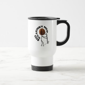 Bass Clarinet Nut Travel Mug Reisebecher