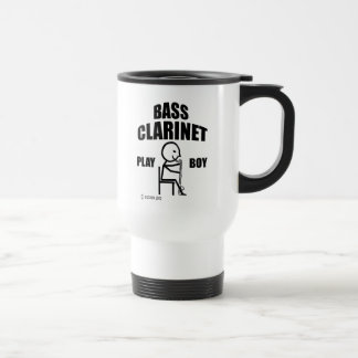 Bass Clarinet Play Boy Travel Mug Reisebecher