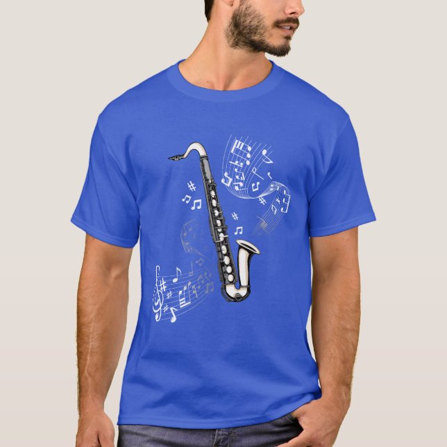 Bass Clarinet Player Orchestra Band Bass Clarinet  T-Shirt (Vorderseite)