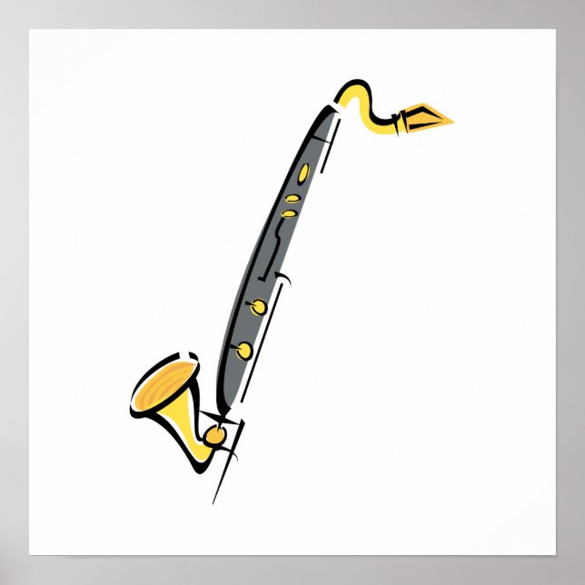 Bass Clarinet Poster (Vorne)