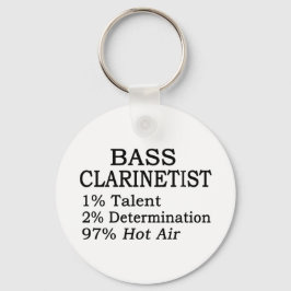 Bass Clarinetist Hot Air Schlüsselanhänger