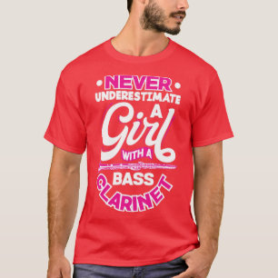 Bass Clarinettist Klarinette Player Female C T-Shirt