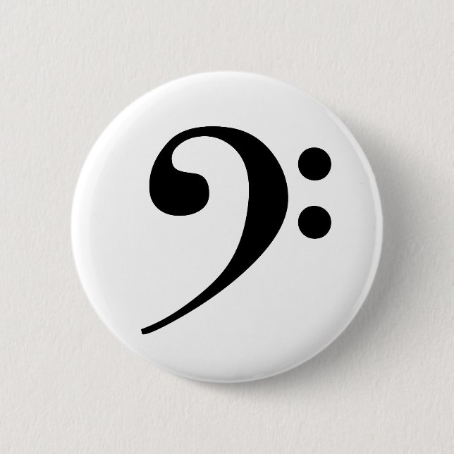 Bass Clef Button (Vorderseite)