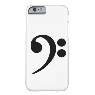 Bass Clef Barely There iPhone 6 Hülle