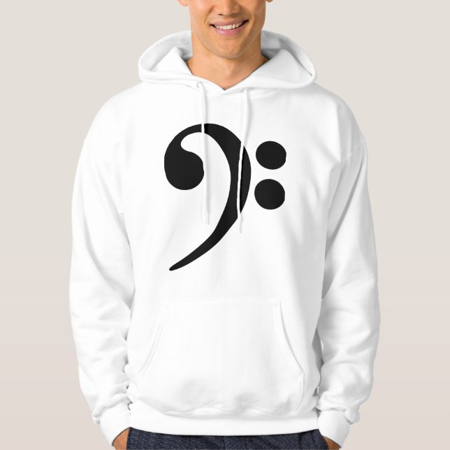 Bass Clef Hoodie (Vorderseite)