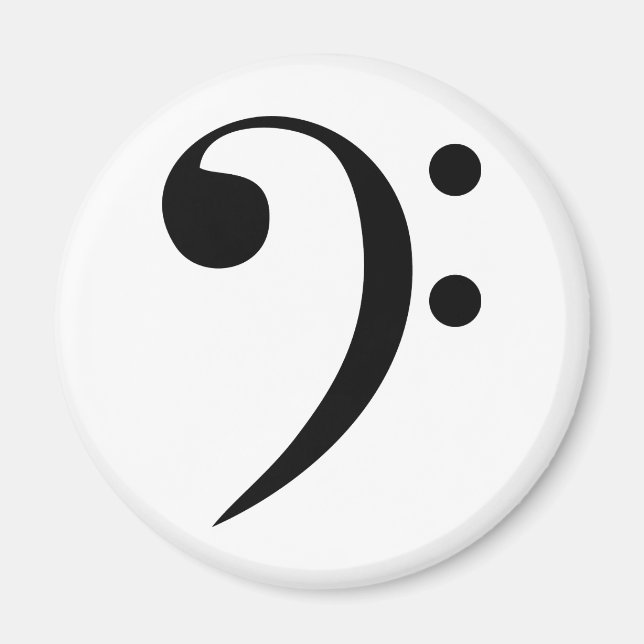 Bass Clef Magnet (Vorne)