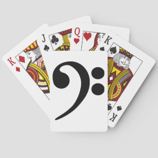 Bass Clef Spielkarten