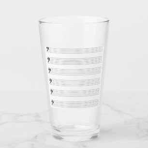 Bass Clef Stadien Glas