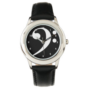 Bass Clef Watch von Leslie Harlow Armbanduhr