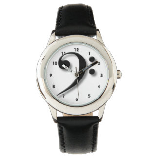 Bass Clef Watch von Leslie Harlow Armbanduhr