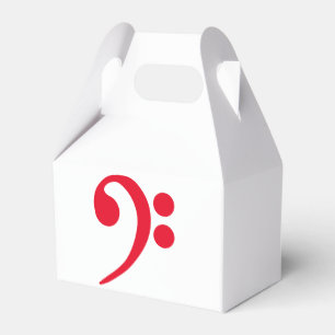 Bass Clef Zeichnend Begünstigungsbox Geschenkschachtel