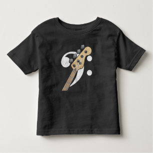 Bass Clever Guitar Bass Player Musiker Kleinkind T-shirt