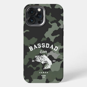 BASS DAD ALLERZEITEN Lustiger Angel-Vatertag iPhone 13 Pro Max Hülle