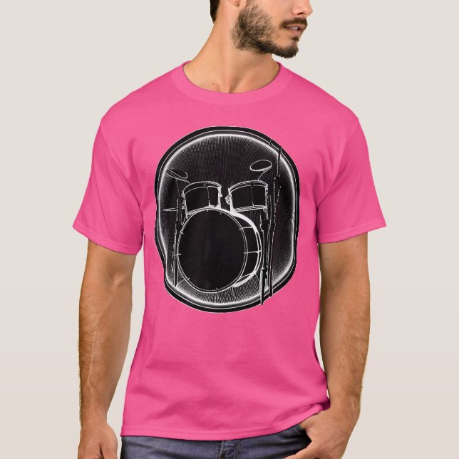 Bass Drum für Bass Drummer Player Musician Bass Dr T-Shirt (Vorderseite)