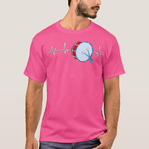 Bass Drum Heartbeat Bass Drum Gift Bass Drum T-Shirt