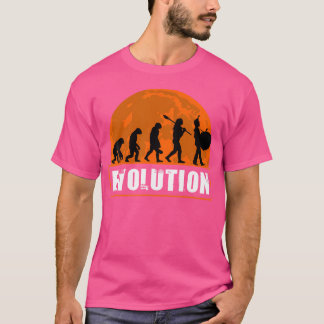Bass Drum Lover Shirt Funny Human Evolution Gesche