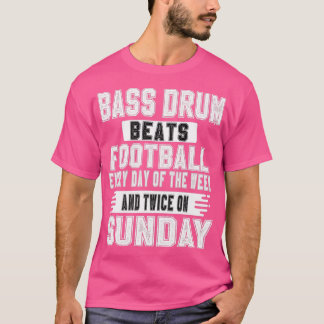 Bass Drum Music Marching Band Bass Drums  T-Shirt