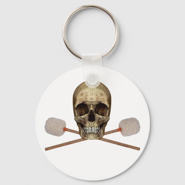 Bass Drum Pirate Schlüsselanhänger (Vorderseite)