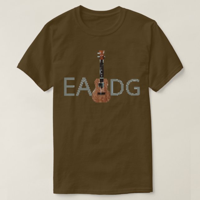 Bass EADG Guitar T-Shirt (Design vorne)