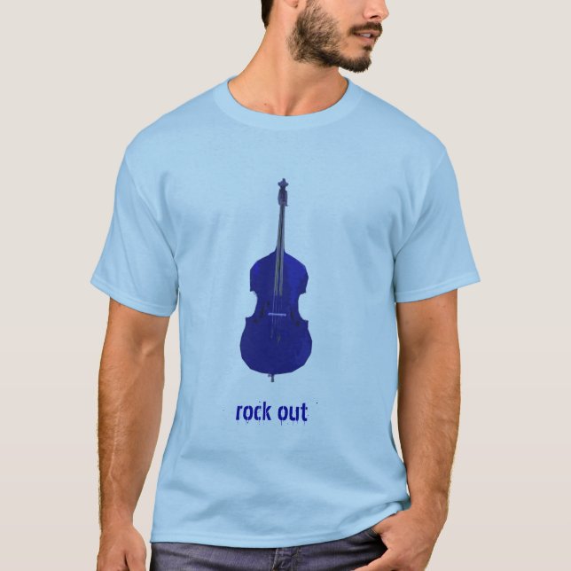 Bass-Felsen-heraus T-Shirt (Vorderseite)
