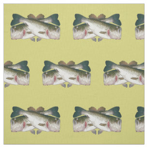 Bass-Fische Stoff