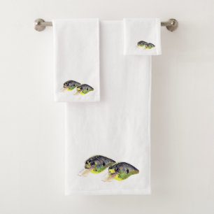 Bass Fischen Crankbait Handtuch Set
