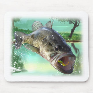 Bass-Fischgrün Mousepad
