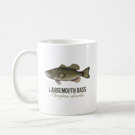 Bass Fish Fisherman Modern Angler Kaffeetasse