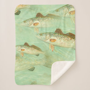 Bass Fish Muster Sherpadecke