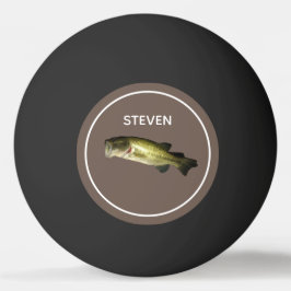 Bass Fish Outdoor Hobby Mens Personalisiert Tischtennisball