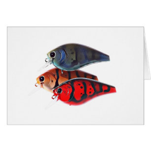 Bass Fishing Crankbait Card