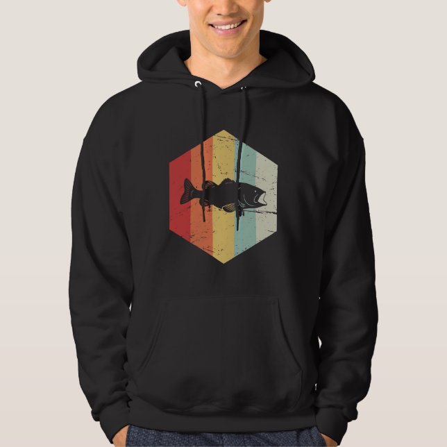 Bass Fishing Hoodie (Vorderseite)