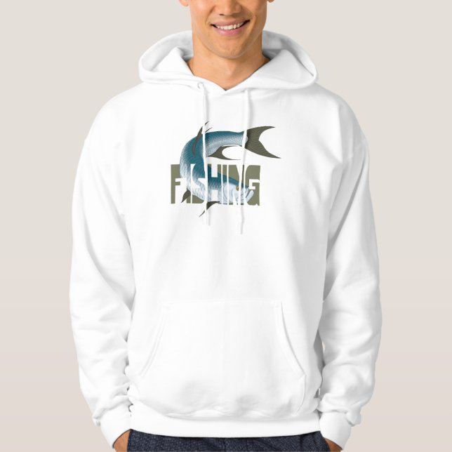 Bass Fishing Hoodie (Vorderseite)