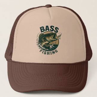 Bass Fishing Hoodie Truckerkappe