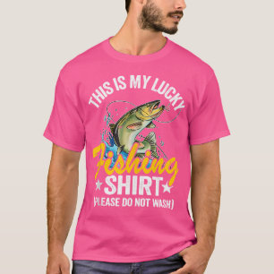 Bass Fishing Jokes Spaß Fisherman Das ist mein Glü T-Shirt