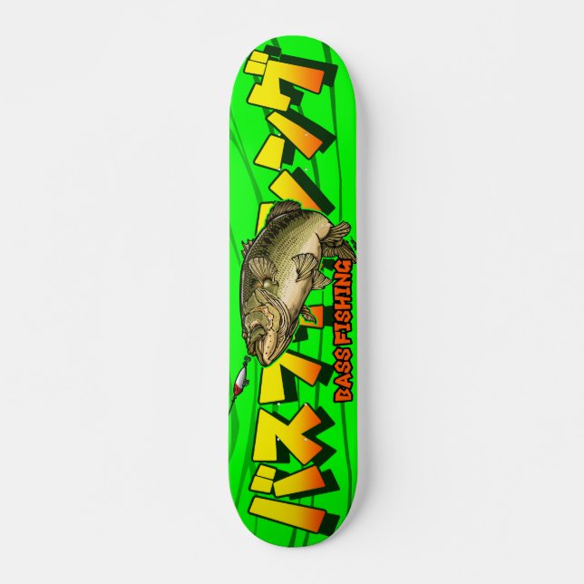 BASS FISHING SKATEBOARD (Vorne)