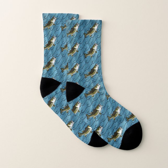 Bass Fishing Socken (Paar)