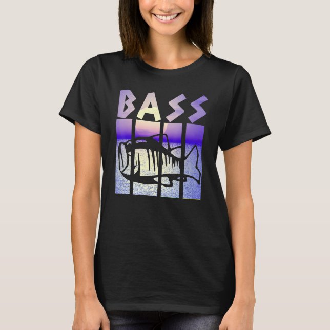 Bass Fishing T-Shirt (Vorderseite)