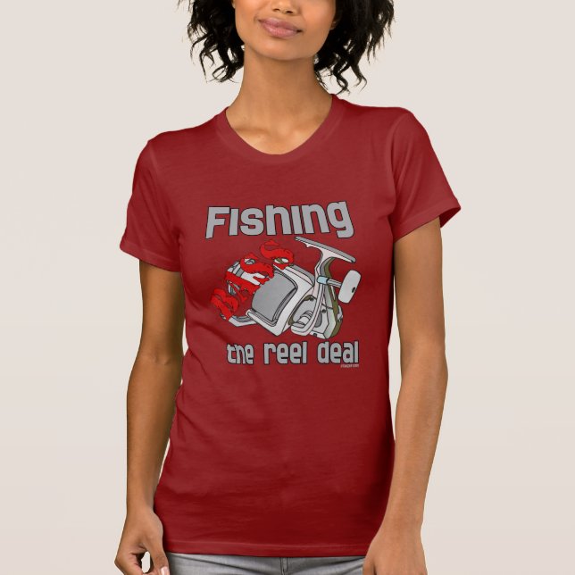 Bass Fishing the Reel Deal T-Shirt (Vorderseite)