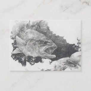 BASS gegen PANZERKREBSE Visitenkarte-Schablone Visitenkarte