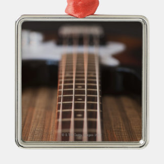 Bass-Gitarre 2 Silbernes Ornament