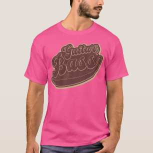 Bass Gitarre Braun vintage T-Shirt