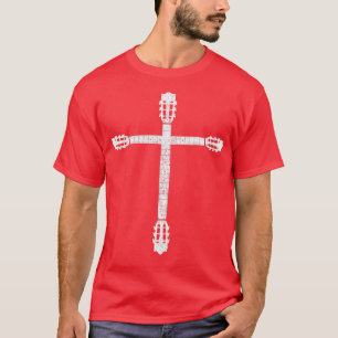 Bass Gitarre Cross Christlich Bass Player Bassist T-Shirt