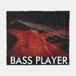 Bass Gitarre Fleece Blanken
