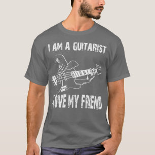 Bass Gitarre Im Gitarrist Musician I Liebe T-Shirt