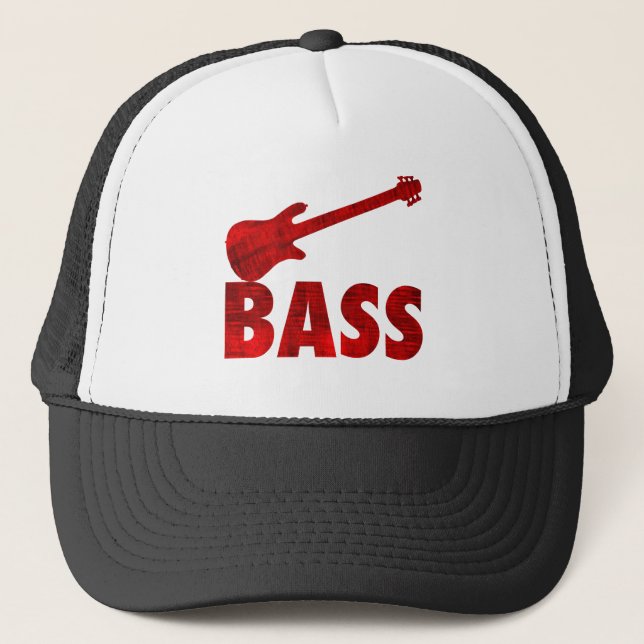Bass-Gitarre Truckerkappe (Vorderseite)