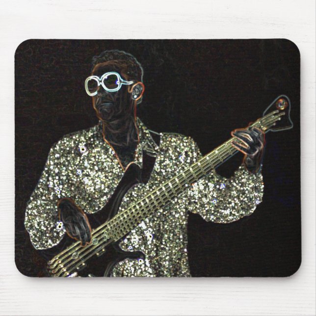 Bass-Gitarren-Musik-Typ-Ton mousepad (Vorne)