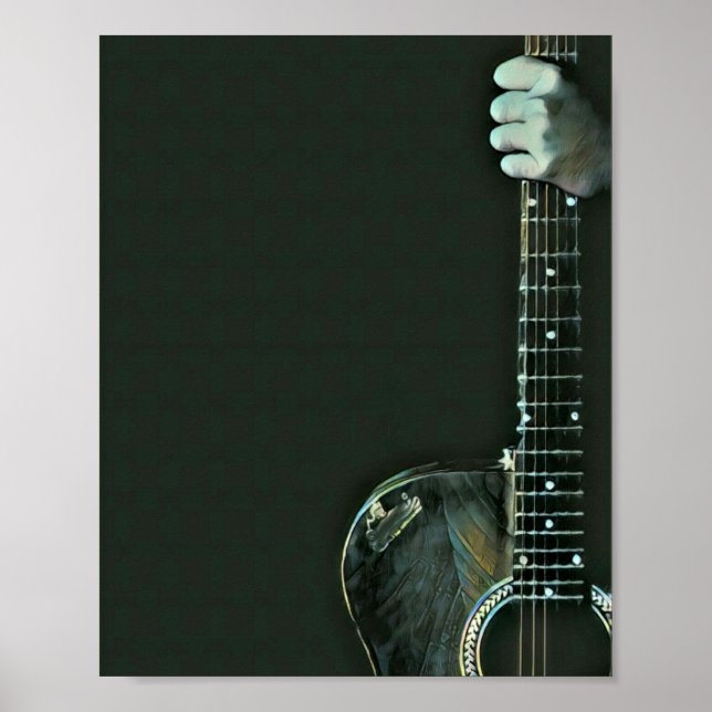 Bass-Gitarrist-Geschenke Poster (Vorne)