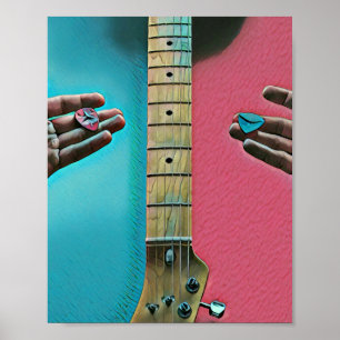 Bass-Gitarrist-Geschenke Poster