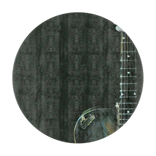 Bass-Gitarrist-Geschenke Schneidebrett (Vorderseite)